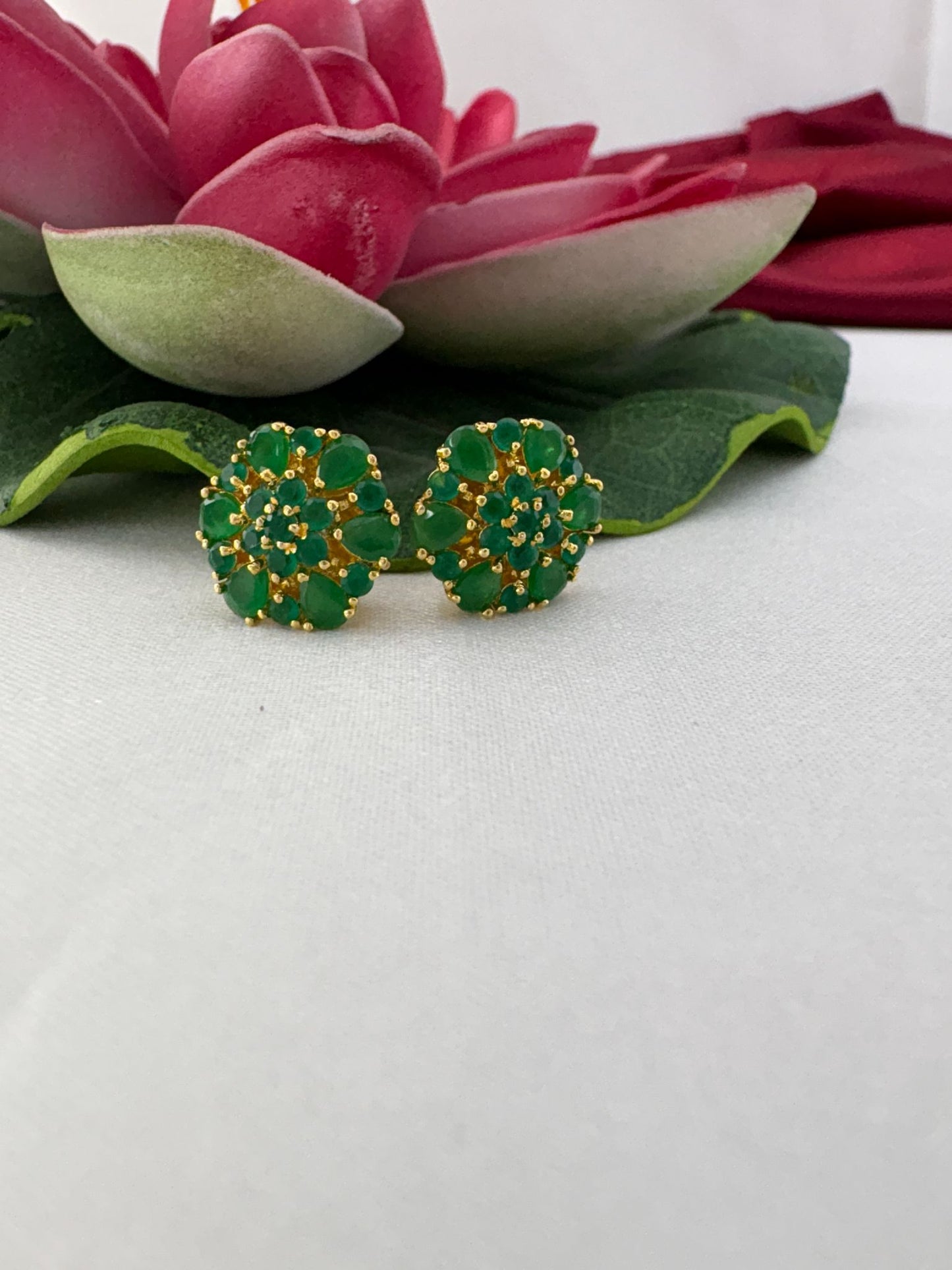 FeelOri jade vine green AD tops styled with lotus showcasing oriental-inspired sophisticated elegance