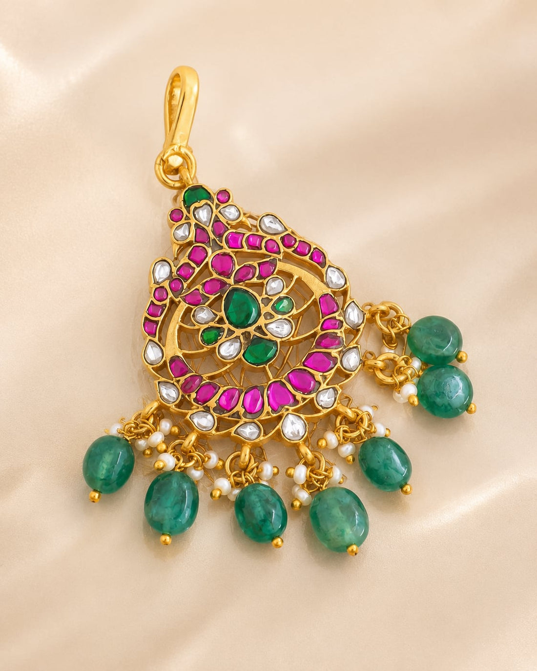 FeelOri jadau kundan maang tikka for festive maang tikka styling