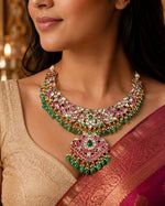 FeelOri jadau kundan necklaces and necklace sets for pattu saree styling