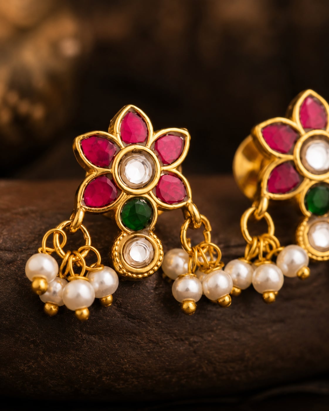 FeelOri real kempu jadau bugudi gold-polished detail