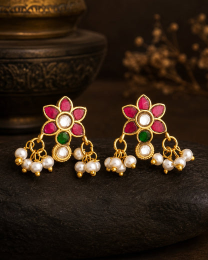 FeelOri real kempu jadau bugudi for Indian occasion styling