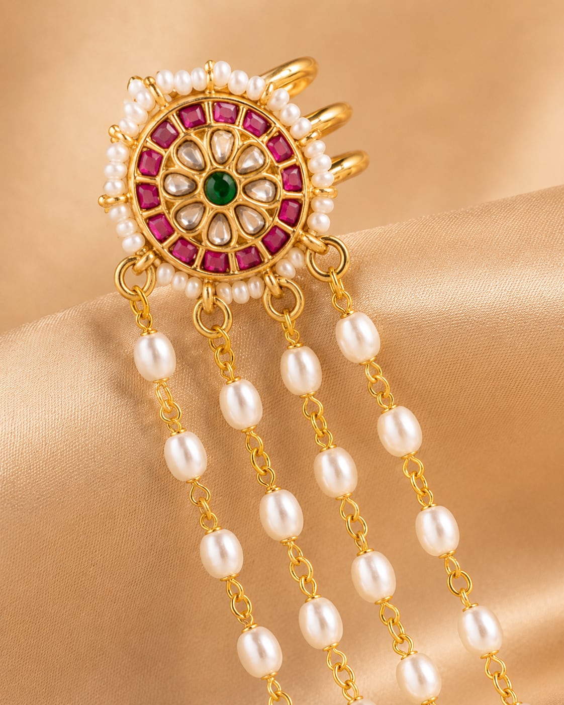 FeelOri real kempu jadau earrings for Indian occasion styling