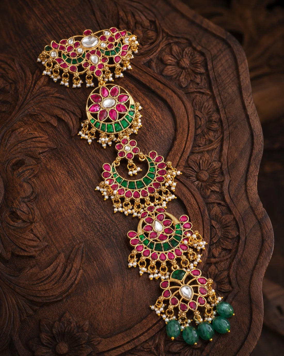 FeelOri real kempu jadau jada choti gold-polished detail