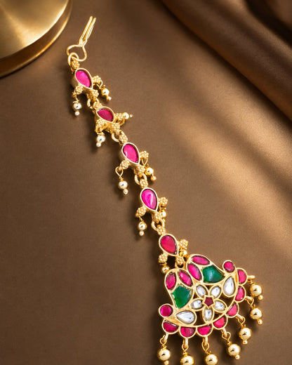 FeelOri jadau kundan tikka for Indian occasion styling