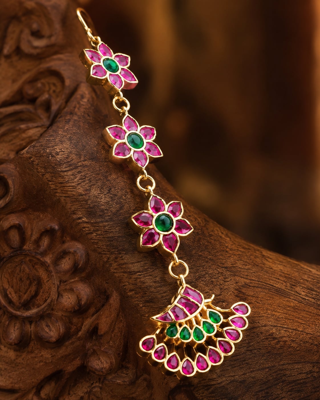 FeelOri real kempu jadau matti gold-polished detail
