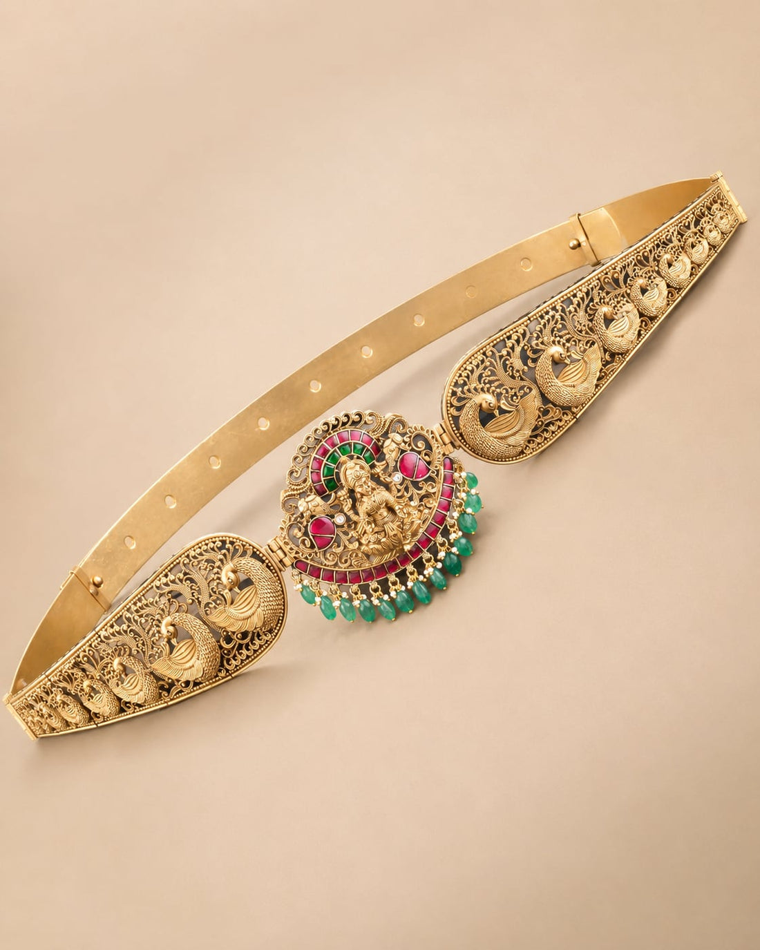 FeelOri real kempu jadau vadanam for Indian occasion styling